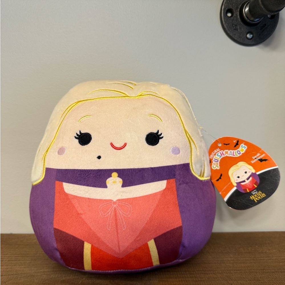 New With Tags Original Squishmallows 8" Disney Hocus Pocus Sarah Sanderson